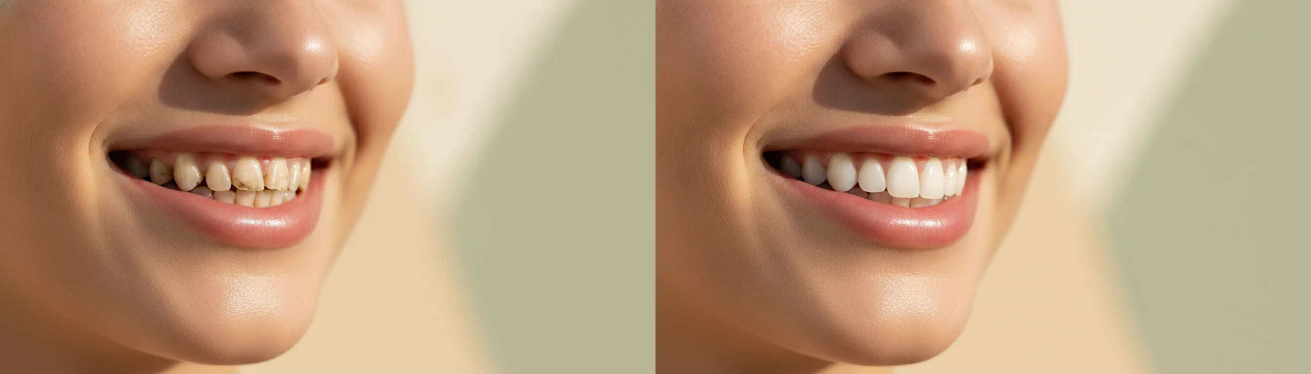 Rejuvenecimiento dental en Gandia: Restauración de bordes desgastados para unas proporciones más armónicas.